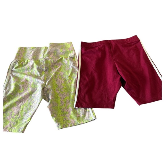 Adidas Red and White Athletic Shorts - Picture 2 of 7